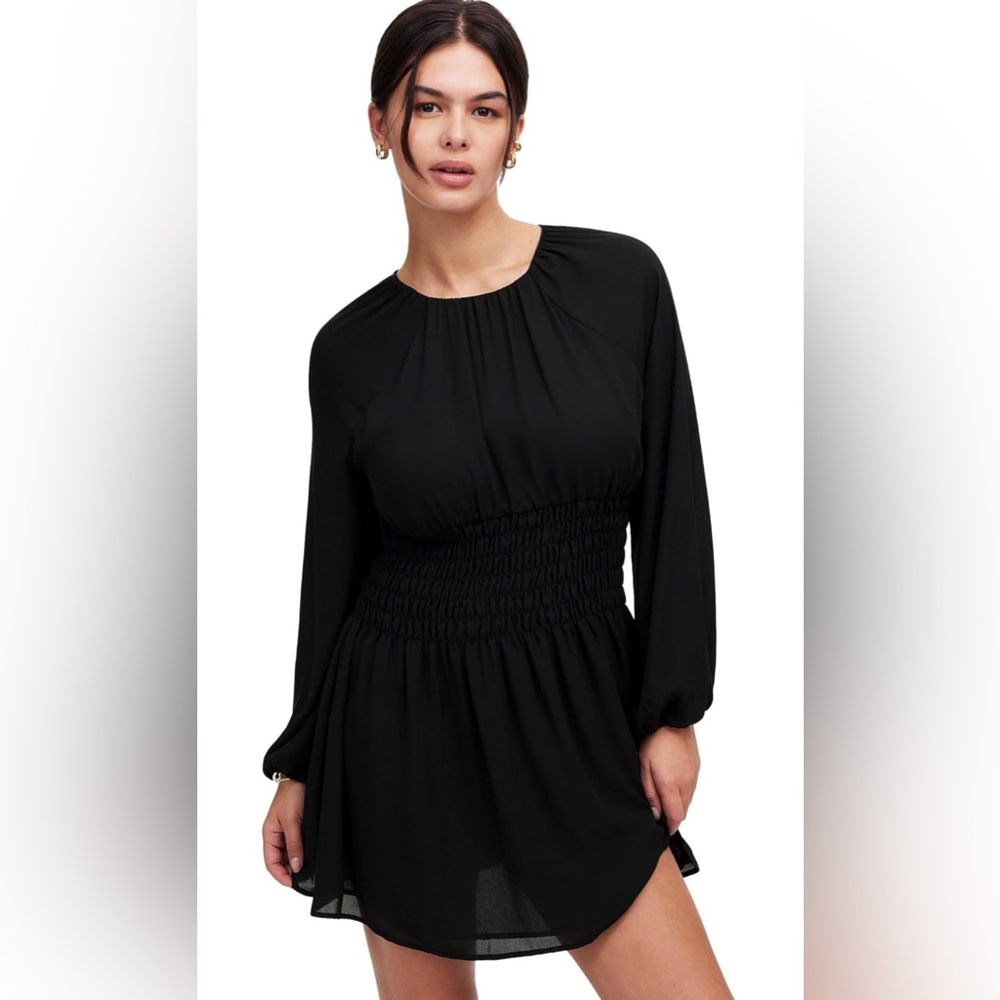 Madewell NWT Lima Bubble-Sleeved Minidress Size XL